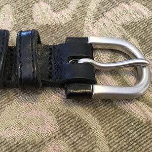 Women’s Eddie Bauer Black Leather Belt